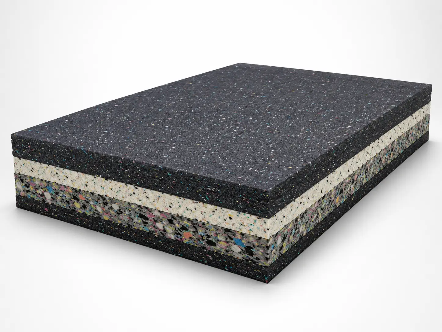 rebonded foam mattress layers
